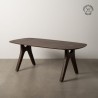 Tavolo da Pranzo in Legno di Mango  200x100x76 CM