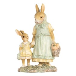 Coniglietta con Figlia 14x7x20 cm