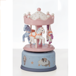 Giostra Carillon "Pink Night" Encantada - Altezza 13.5 cm