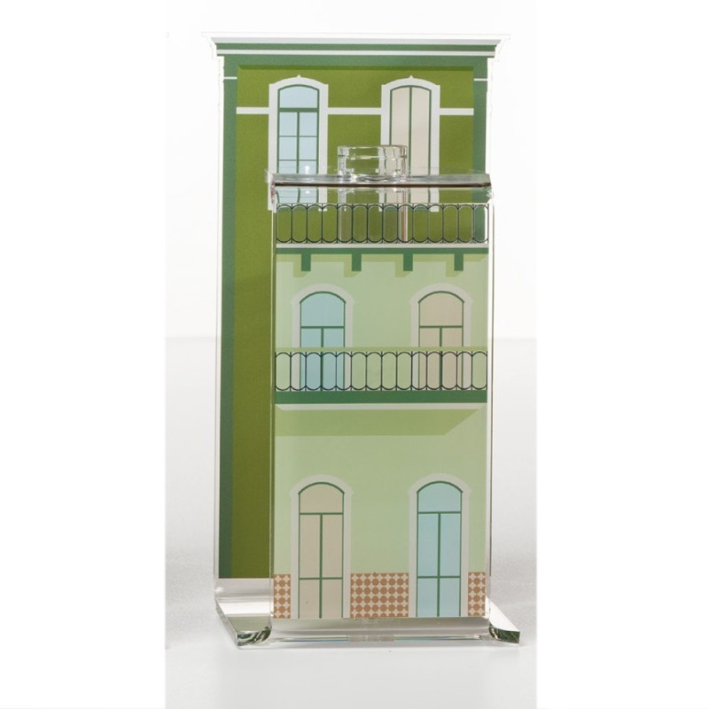 BLOOMING CITY - Vaso Lisbona - Verde 14x25x12cm BLOOMING CITY - Vaso Lisbona - Verde 14x25x12cm