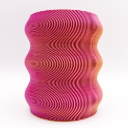 VOLNA vase XL bic. Cotton Candy 20cm