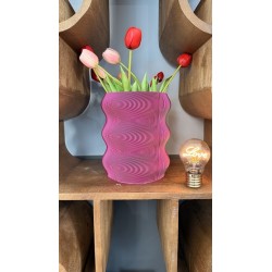 VOLNA vase 2XL bic. Mint Blush 23cm
