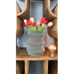 VOLNA vase 2XL bic. Mint Blush 23cm