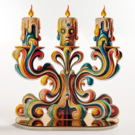 CANDYPOP - Candelabro -  DUE 13x9x4cm