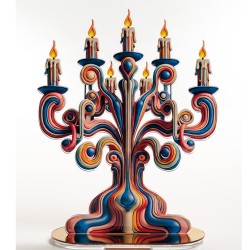 CANDYPOP - Candelabro -  QUATTRO 13x9x4cm