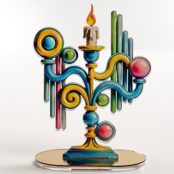 CANDYPOP - Candelabro -  UNO 13x9x4cm
