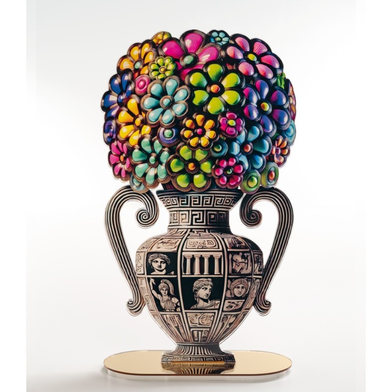 MINI GREEKPOP - Vaso Fiori -  DUE 15x9x4cm
