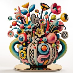 MINI LOLLYPOP - Vaso Fiori -  UNO 12x9x4cm
