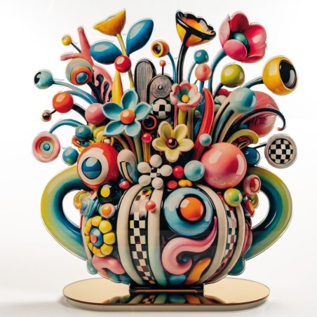 MINI LOLLYPOP - Vaso Fiori -  UNO 12x9x4cm