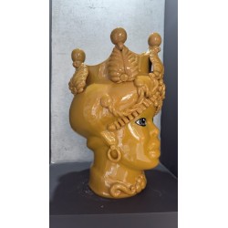 Testa Di Moro KORE Senape Monocromo Donna 45cm