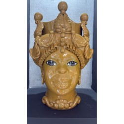 Testa Di Moro KORE Senape Monocromo Donna 45cm