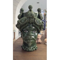 Testa Di Moro KORE Verde Ramina Monocromo Uomo 45cm