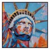 Quadro Pop Liberty  100x100 Cm