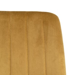 Sedia in Velluto Dorata 45x51x88,50cm