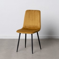 Sedia in Velluto Dorata 45x51x88,50cm