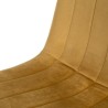Sedia in Velluto Dorata 45x51x88,50cm