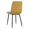 Sedia in Velluto Dorata 45x51x88,50cm