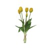Fascio 5 Tulipani Gialli H39cm