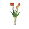 Fascio 5 Tulipani Arancio H39cm