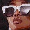Disco Lady 100x100cm