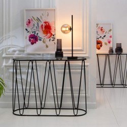 Set 2 Consolle Nere 107x79cm