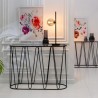 Set 2 Consolle Nere 107x79cm