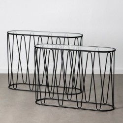 Set 2 Consolle Nere 107x79cm