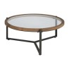Tavolino Caffè Natural Nero 100x40cm Tavolino Caffè Natural Nero 100x40cm