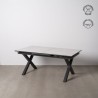 Tavolo Da Pranzo Marble Extend 180x100cm