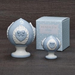Pumo Cuore Azzurro 14 cm: Bomboniera Elegante e Personalizzata