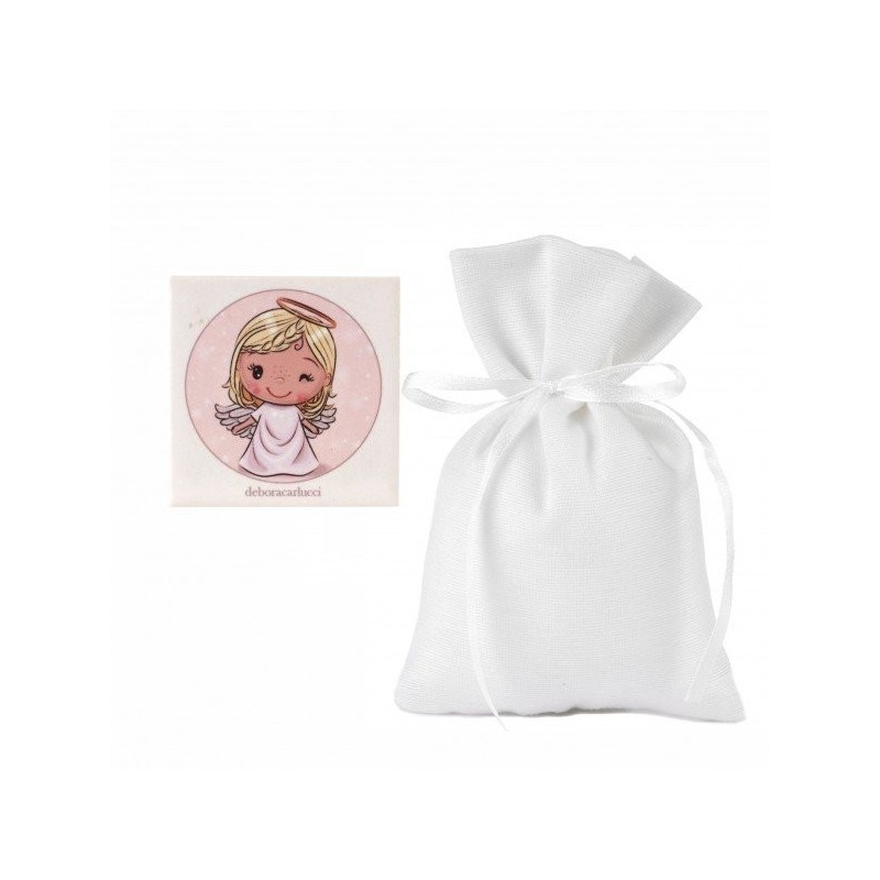 Magnete Cementina Angelo Girl - Bomboniere Uniche e Personalizzate Magnete Cementina Angelo Girl - Bomboniere Uniche e Personalizzate
