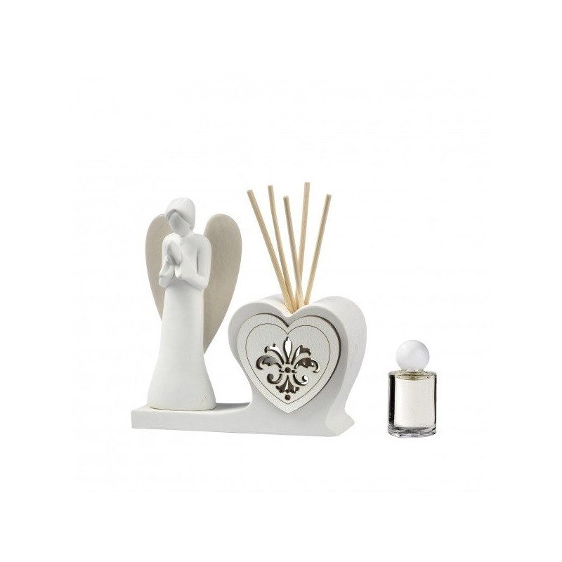 Profumatore cuore con angelo: eleganza per la tua casa Profumatore cuore con angelo: eleganza per la tua casa