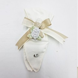 Striscia Piquet con Applique Ceramica: Bomboniere Uniche