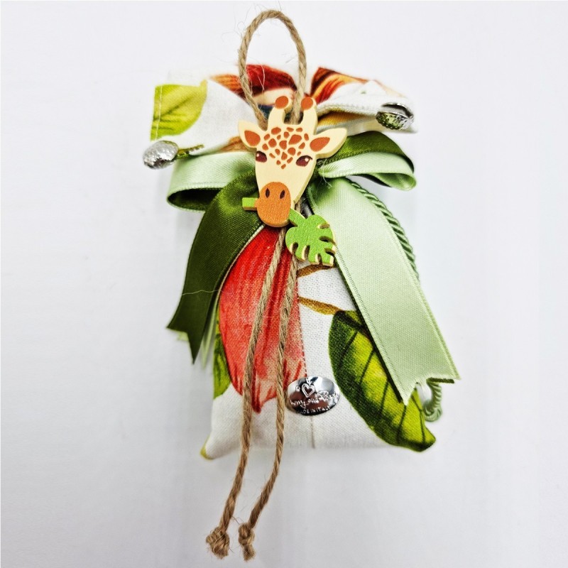Sacchetto Handmade Jungla Piccolo: Bomboniere Uniche Sacchetto Handmade Jungla Piccolo: Bomboniere Uniche