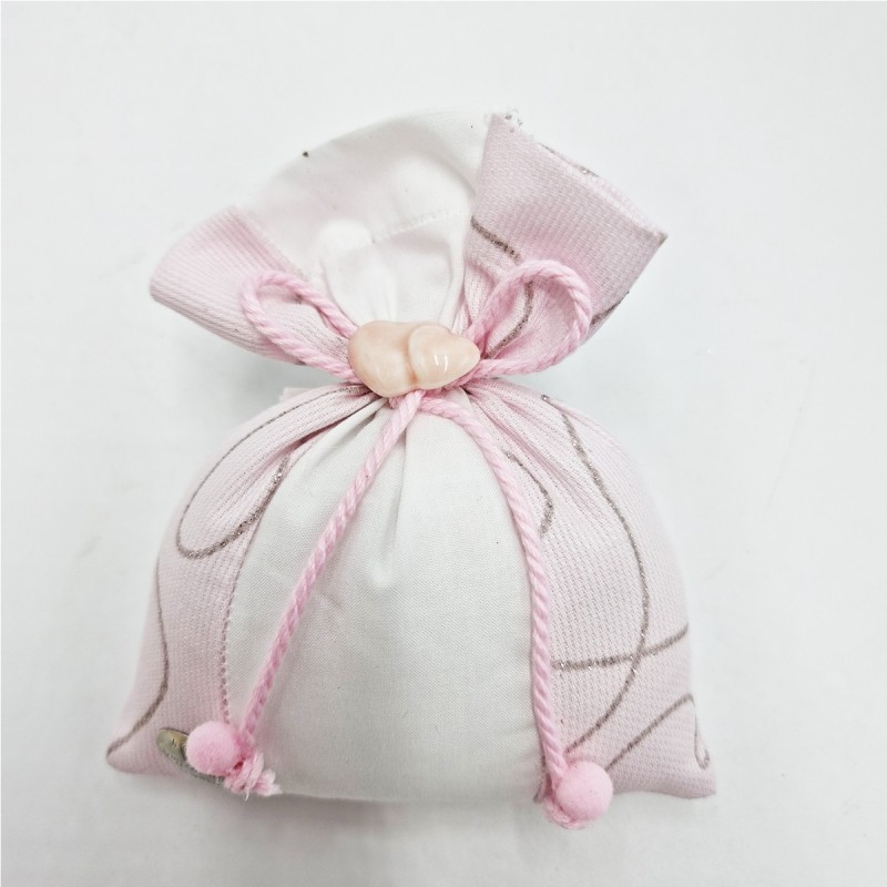 Sacchetto Rosa in Piquet: Bomboniere Eleganti e Personalizzate Sacchetto Rosa in Piquet: Bomboniere Eleganti e Personalizzate
