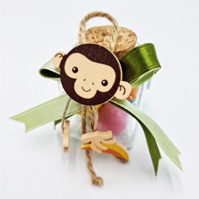 Barattolino Applique Jungla: Bomboniere Uniche e Personalizzate Barattolino Applique Jungla: Bomboniere Uniche e Personalizzate