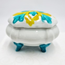Scatolina in Ceramica Decorata - Eleganza Made in Italy