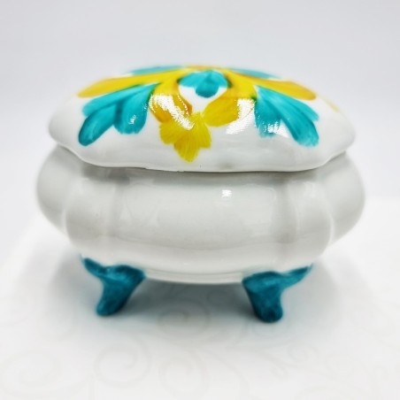 Scatolina in Ceramica Decorata - Eleganza Made in Italy
