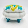Scatolina in Ceramica Decorata - Eleganza Made in Italy Scatolina in Ceramica Decorata - Eleganza Made in Italy