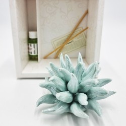 Profumatore Riccio Tiffany in Ceramica di Capodimonte
