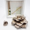 Profumatore Rosa Tortora in Ceramica di Capodimonte - Eleganza e Design Profumatore Rosa Tortora in Ceramica di Capodimonte - Eleganza e Design