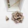 Profumatore Rosa Tortora in Ceramica di Capodimonte - Eleganza e Design Profumatore Rosa Tortora in Ceramica di Capodimonte - Eleganza e Design