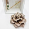 Profumatore Rosa Tortora in Ceramica di Capodimonte - Eleganza e Design Profumatore Rosa Tortora in Ceramica di Capodimonte - Eleganza e Design