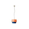 Lampadario Salmone e Blu: Design Unico per la Tua Casa