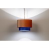 Lampadario Salmone e Blu: Design Unico per la Tua Casa