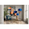 Lampadario Salmone e Blu: Design Unico per la Tua Casa