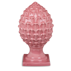 Pigna Rosa in Ceramica 15cm: Bomboniere Uniche e Eleganti