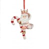 Babbo Natale con Bastoncino di Zucchero B 10cm