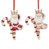 Babbo Natale con Bastoncino di Zucchero B 10cm