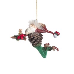 Babbo Pigna B 14cm: Decorazioni Uniche per la Casa